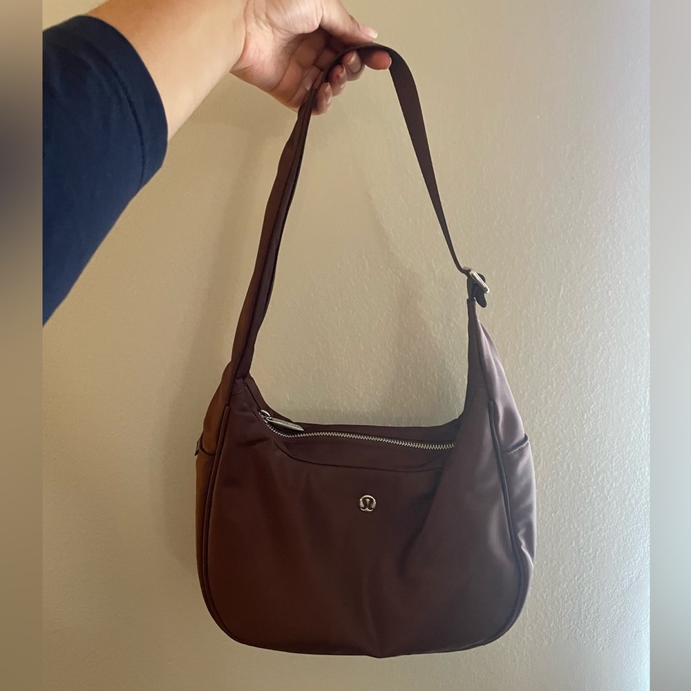 Lululemon Brown City Essentials Shoulder Bag 4L